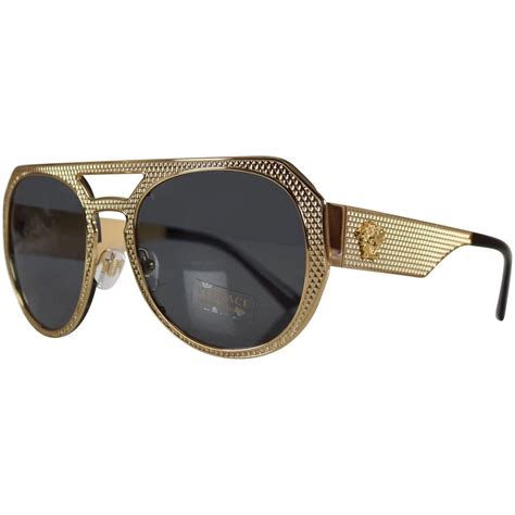 gold mens versace sunglasses|authentic Versace men's sunglasses.